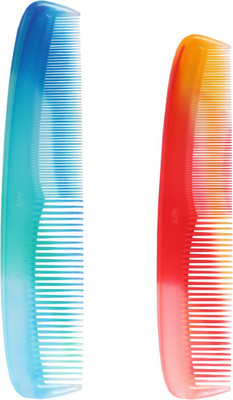LILY Multicolor Dressing Hair Comb Set for Women Set of 2