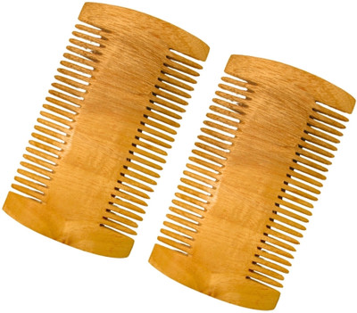 MICLAC Neem Wooden Gentle Lice Control Comb 2PCS