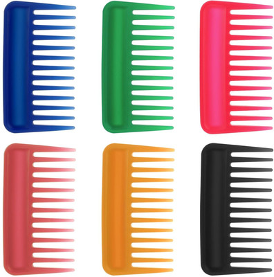 gorgeous moment hu-Shower Detangling Comb,Plastic Wide Tooth Comb No Handle Style Shampoo Comb-k