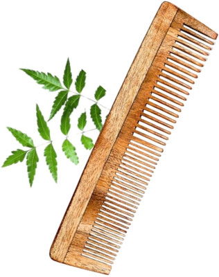 MICLAC Kachi neem Dual Tooth comb combo 1PCS
