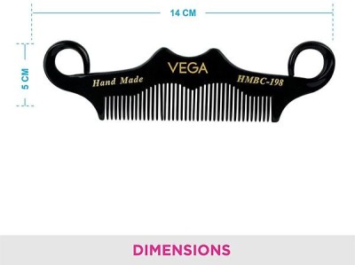 VEGA Moustache Comb - HMBC-198 Pack of 1