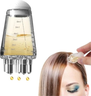 Mantra Impex Hair Oil Applicator Comb,Massager Smooth Root Comb Applicator Bottle For Scalp