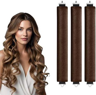 kridha Heatless Hair Curler Hair Curler(Brown)