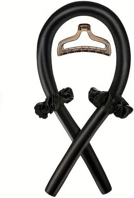 Beaute Secrets Heatless Curler for Women, Heatless Roller Set, Curlers Rollers for Women Hair Curler(Black)