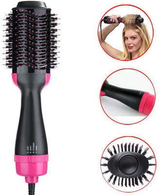 ND BROTHERS One Step Hair Dryer, 4 in 1 Hot Air Brush for Drying, Straightening ND116 Hair Curler(Multicolor)