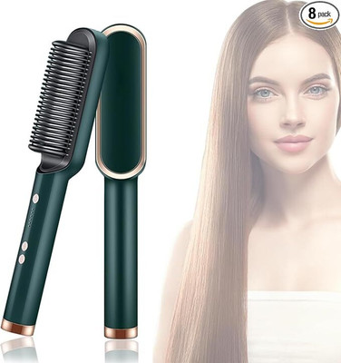 ADP TRADERS 1 Hair Straightener Comb Brush Hair Curler(Multicolor)