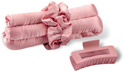 glowara Heatless Soft Flexi Hair Curler Rod–No-Heat Damage Curling Rod|Women & Girls Hair Curler(Pink)