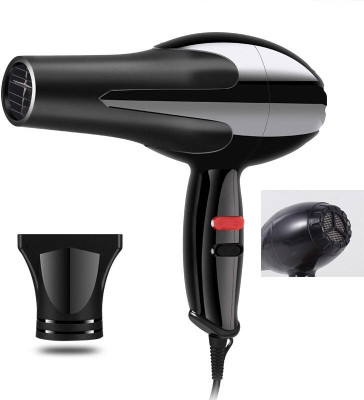 ED EXDAS 6130 Silky Shine Hot and Cold Hair Dryer- Black Hair Dryer(1800 W, Black, Red)