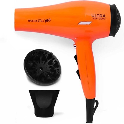 IKONIC ME Ultralight 2000 Hair Dryer-Orange Hair Dryer(2000 W, Orange)