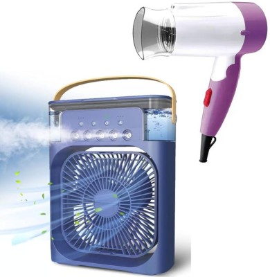 DRUMSTONE RL HD6008 Hair Dryer & Mini Evaporative Air Cooler – Ideal Gift Combo Hair Dryer(100 W, Multicolor)