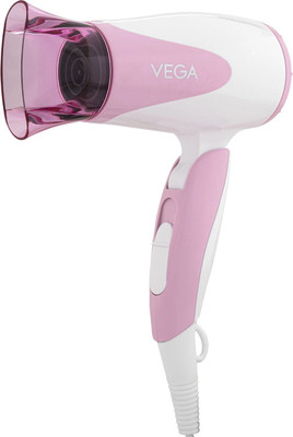 VEGA VHDH-05 Hair Dryer(1000 W, White, Pink)