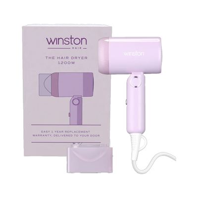 Winston Ionic Foldable Hair Dryer for Men and Women Hair Dryer(1200 W, Purple)