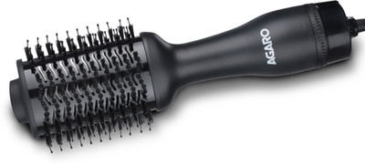 AGARO HV2179 Hot Air Brush, Hair Blow Dryer, Volumizer & Styler, 360� Airflow Vent Hair Dryer(1200 W, Carbon)