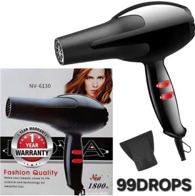 99Drops Professional HAIR DRYER 1800 WATT 2SPEED /2 HEAT SETTING HOT AND COLDG Hair Dryer(1800 W, Multicolor)