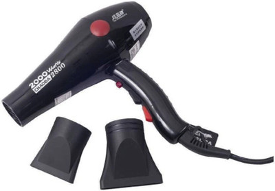 ZYRIAN Professional Salon Style Hair Dryer for Men and Women Hair Dryer(2000 W, Black)