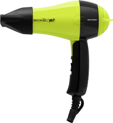 Ikonic Professional Mini Speedy Hair Dryer(1000 W, Green)