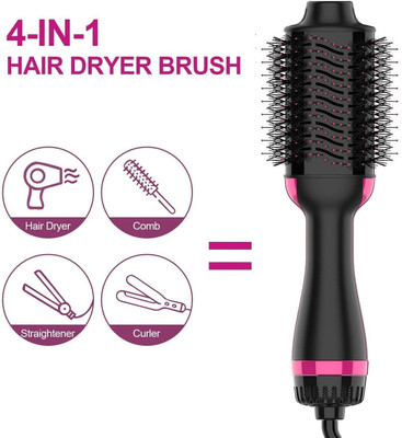 MJP TRADERS oneestep886 Hair Dryer (1000 W, black and pink) Hair Curler(Black, Pink)