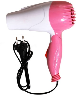 Sai Traders NV 1290 Hair Dryer(50 W, Pink)