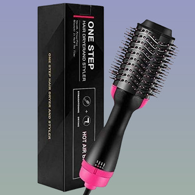 juggaris oneestep678 Hair Dryer(1000 W, black and pink)