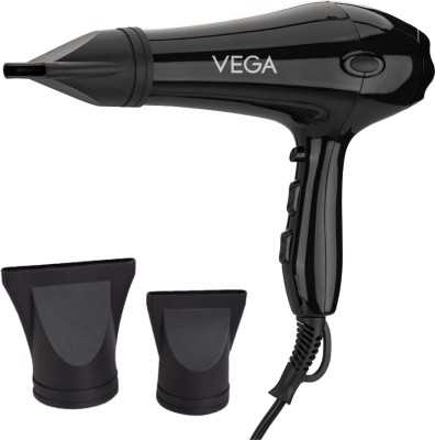 VEGA Vhdp-02 Professional Hair Dryer For Women & Men Hair Dryer(2200 W, Black)