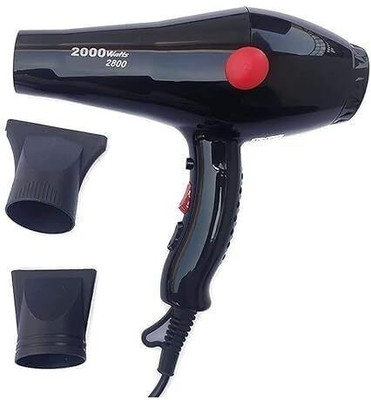 HEYNZ High Quality Salon Grade Professional Hair Dryer With Comb Reducer (2000watt) Hair Dryer(2000 W, Black)