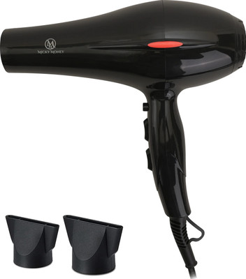mickymoney MM-102 Professional, Hot & Cold Air, 2 Speed & 3 Temperature Setting Hair Dryer Hair Dryer(1800 W, BLACK AND GREEN)