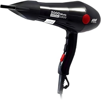 Dcmr 2800Hair Dryer, Black | Professional| Lightweight Design| Hair Dryer(2000 W, Black)