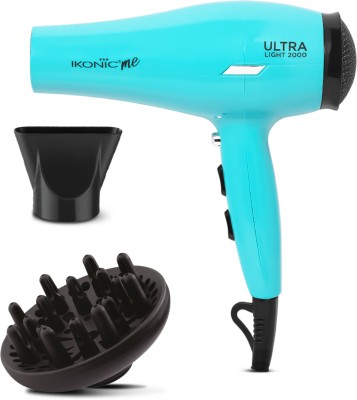 Ikonic Professional Ultralight 2000 Hair Dryer-Teal Hair Dryer(2000 W, Teal)