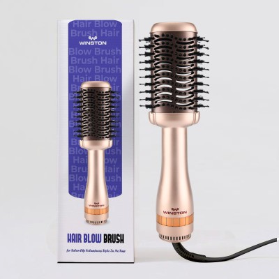 Winston 2 in 1 Hair Styling Blow Brush for Women Hair Dryer(1200 W, Gold)