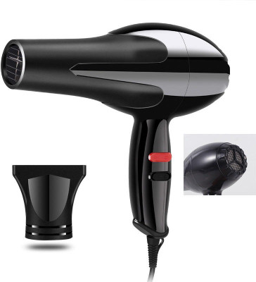 ED EXDAS 2000 Watt Professional Hair Dryer With 2 Switch Speed Setting Hair Curler(Black)