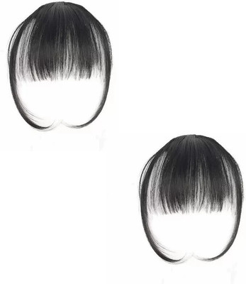 A H S Clip On Clip In Front Bang Fringe Extension Piece Thin (Natural Color) Hair Extension