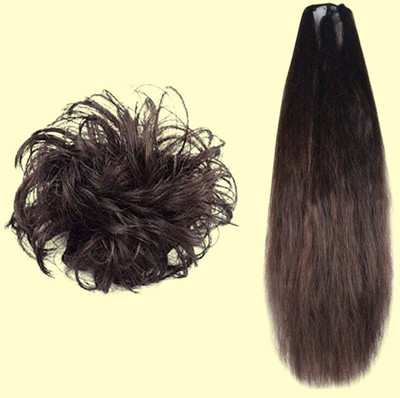 Chronex NEW 5Clips Based Straight and Curly 24inch  Extension for Women's Hair Extension