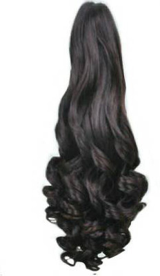Getvock Black Instant style Curly Look Hair Extension