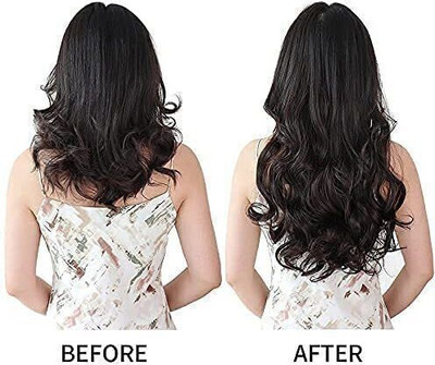 TRESS Beautiful Looks Premium Quality Wavy 5 Clip In Hair Extension