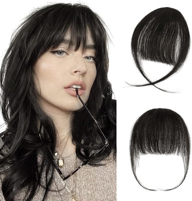 LeModish Real Remy Human  Thick Fringe Bangs for a Bold Statement Hair Extension