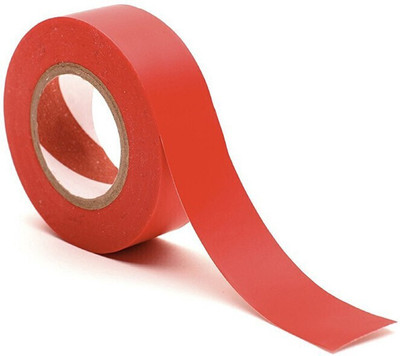 Ritzkart Double sided transparent Tape For Attach  Patch/Wig (25mm x 5meters) (Red) Hair Extension