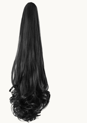Chronex New 1P Clutcher based Premium Quality Synthetic Extension/Ponytail Extension Hair Extension
