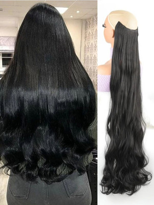 NAZARIO 24 Inch Curl Majestic Black 5 Clip Hair Extension