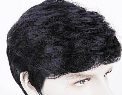 Hamsri Men Short Wig, Soft And Comfortable Wig For Men  Extension Hair Extension