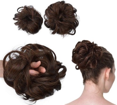 Sheny Women stylish brown raffle juda bun Hair Extension