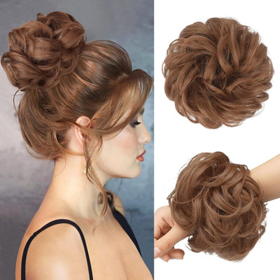 Sheetal Trader  Bun Extensions Messy Curly  Scrunchies Plus Size Hair Extension