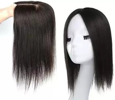 TreeMegaMart 3 Clips Front Scalp Cover Closure Brown  Extension Hair Extension