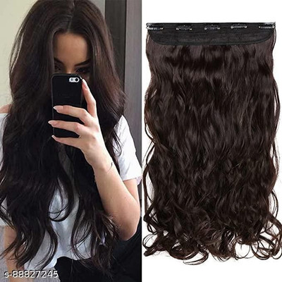 HNB23  Extensions Straight Natural Black Long  Extension for Women-21 Hair Extension