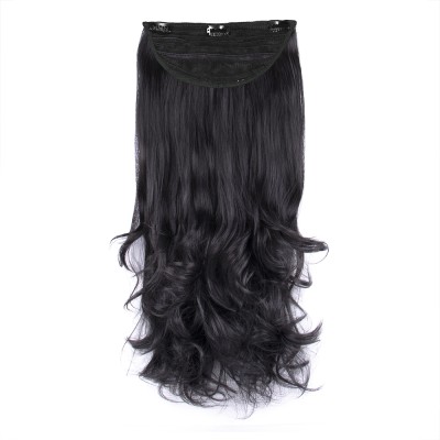 Milano Treasures Beach Waves Clip-in  Extensions - Natural Black 24 inches Hair Extension