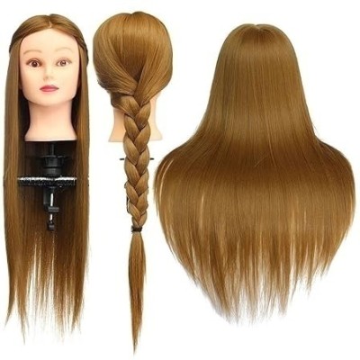 CAMOLA DEVA good length hair dummy golden practice hair Hair Extension