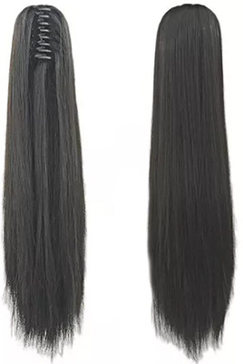 DreamExim  Crutcher/Claw Clip Straight Synthetic Extension/Ponytail For Girls Hair Extension