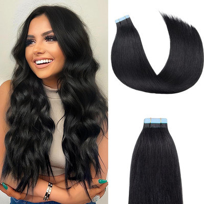 Ritzkart Synthetic  Tape-in Extensions 10 PC SET Hair Extension