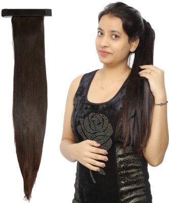 Crazy Hair Straight wrap around ponytail Black  Extension Hair Extension