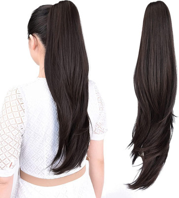 RichCurls Synthetic  Extensions And Ponytails piece Wavy Claw Clip Ponytail  Hair Extension
