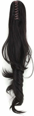 Blushia Top Quality Natural Look Black Step Cutting Clutcher Based  Extension Hair Extension